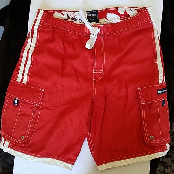 abercrombie mens swim trunks